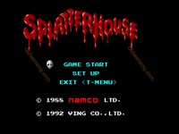 une photo d'Ã©cran de Splatterhouse sur FM TOWNS Marty